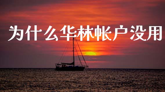 为什么华林帐户没用_https://wap.qdlswl.com_全球经济_第1张
