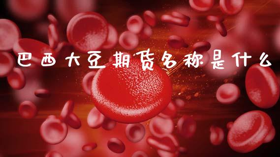巴西大豆期货名称是什么_https://wap.qdlswl.com_财经资讯_第1张