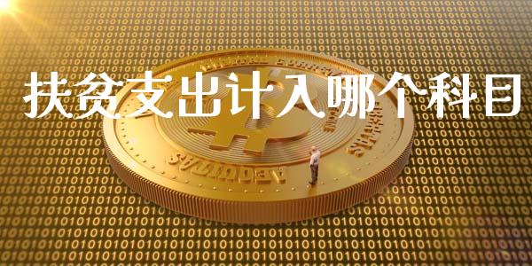 扶贫支出计入哪个科目_https://wap.qdlswl.com_全球经济_第1张