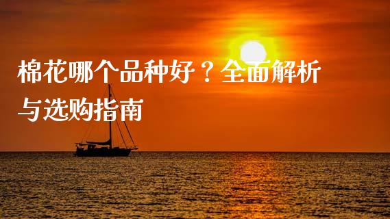 棉花哪个品种好？全面解析与选购指南_https://wap.qdlswl.com_证券新闻_第1张