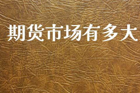 期货市场有多大_https://wap.qdlswl.com_证券新闻_第1张