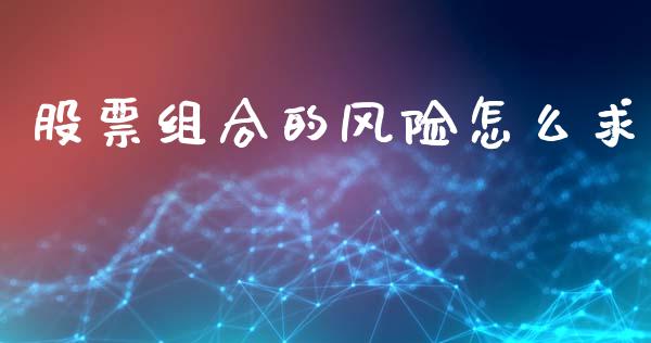 股票组合的风险怎么求_https://wap.qdlswl.com_全球经济_第1张