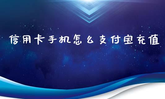 信用卡手机怎么支付宝充值_https://wap.qdlswl.com_财经资讯_第1张