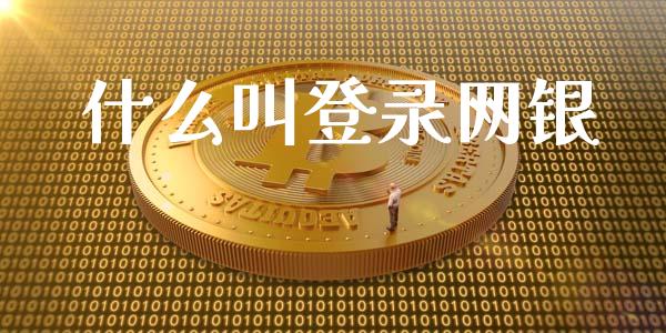 什么叫登录网银_https://wap.qdlswl.com_全球经济_第1张