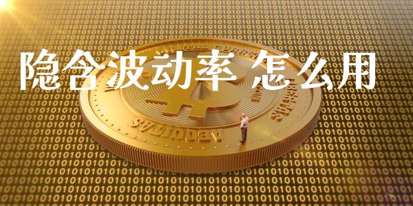 隐含波动率 怎么用_https://wap.qdlswl.com_财经资讯_第1张