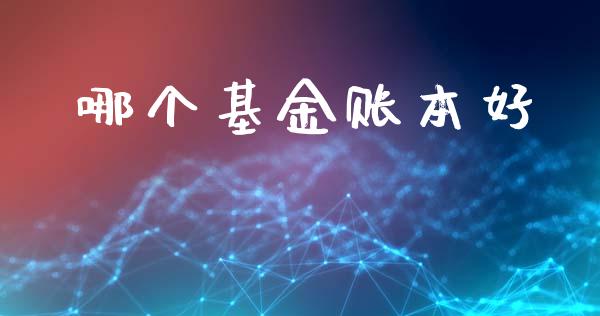 哪个基金账本好_https://wap.qdlswl.com_证券新闻_第1张