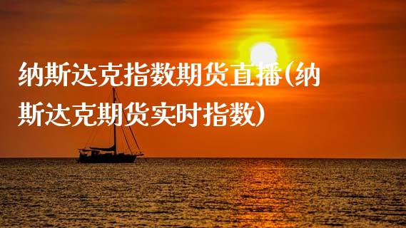 纳斯达克指数期货直播(纳斯达克期货实时指数)_https://wap.qdlswl.com_理财投资_第1张