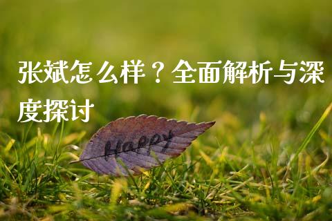 张斌怎么样？全面解析与深度探讨_https://wap.qdlswl.com_财经资讯_第1张