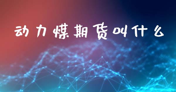 动力煤期货叫什么_https://wap.qdlswl.com_全球经济_第1张