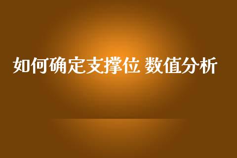 如何确定支撑位 数值分析_https://wap.qdlswl.com_证券新闻_第1张