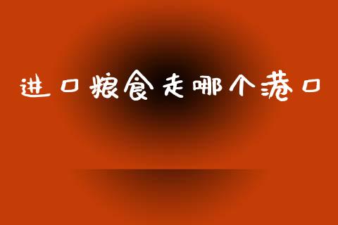 进口粮食走哪个港口_https://wap.qdlswl.com_财经资讯_第1张