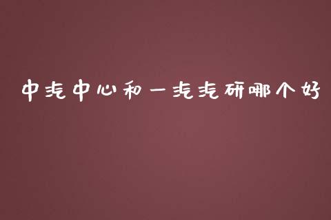 中汽中心和一汽汽研哪个好_https://wap.qdlswl.com_证券新闻_第1张