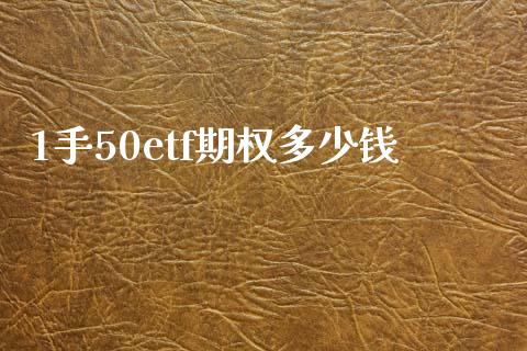 1手50etf期权多少钱_https://wap.qdlswl.com_全球经济_第1张