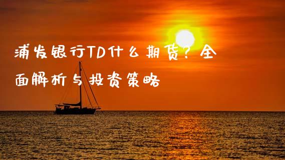 浦发银行TD什么期货？全面解析与投资策略_https://wap.qdlswl.com_证券新闻_第1张