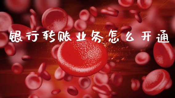 银行转账业务怎么开通_https://wap.qdlswl.com_证券新闻_第1张