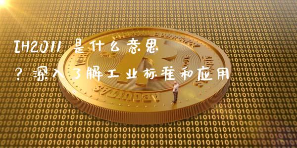 IH2011 是什么意思？深入了解工业标准和应用_https://wap.qdlswl.com_财经资讯_第1张