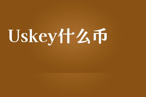 Uskey什么币_https://wap.qdlswl.com_证券新闻_第1张