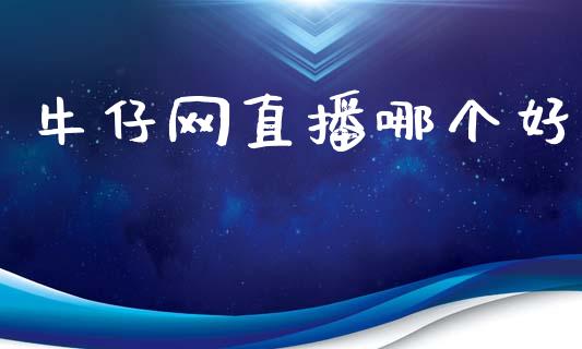 牛仔网直播哪个好_https://wap.qdlswl.com_理财投资_第1张