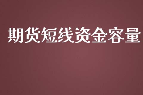 期货短线资金容量_https://wap.qdlswl.com_全球经济_第1张