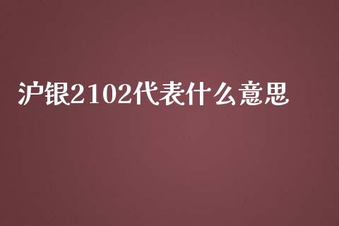 沪银2102代表什么意思_https://wap.qdlswl.com_理财投资_第1张
