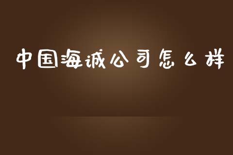 中国海诚公司怎么样_https://wap.qdlswl.com_理财投资_第1张