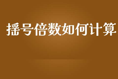 摇号倍数如何计算_https://wap.qdlswl.com_理财投资_第1张