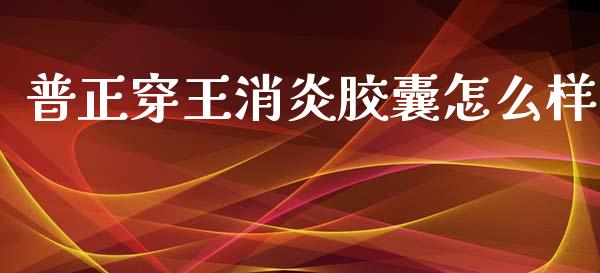 普正穿王消炎胶囊怎么样_https://wap.qdlswl.com_证券新闻_第1张