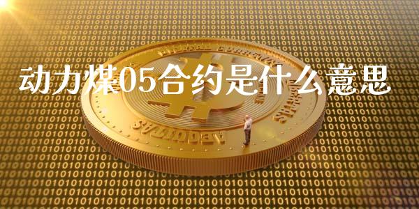 动力煤05合约是什么意思_https://wap.qdlswl.com_证券新闻_第1张