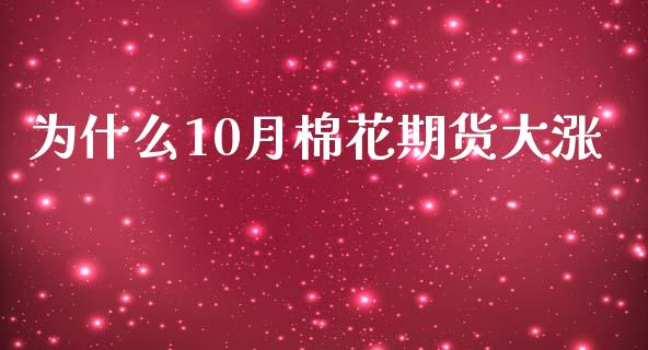 为什么10月棉花期货大涨_https://wap.qdlswl.com_财经资讯_第1张