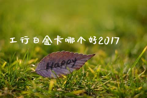 工行白金卡哪个好2017_https://wap.qdlswl.com_证券新闻_第1张