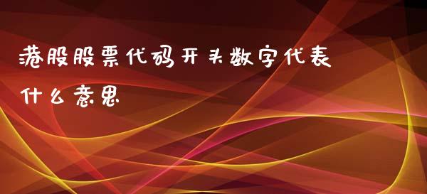 港股股票代码开头数字代表什么意思_https://wap.qdlswl.com_财经资讯_第1张