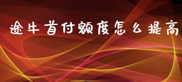 途牛首付额度怎么提高_https://wap.qdlswl.com_全球经济_第1张