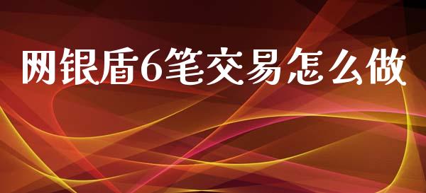 网银盾6笔交易怎么做_https://wap.qdlswl.com_证券新闻_第1张