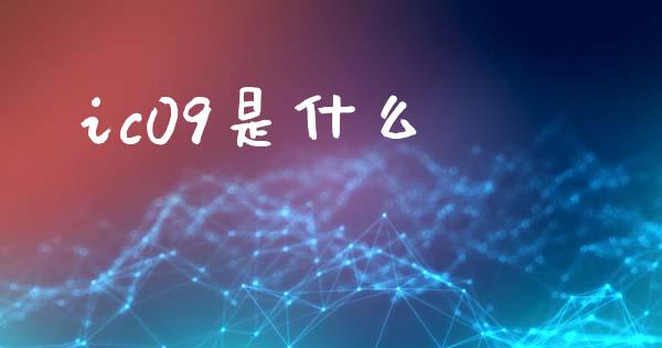 ic09是什么_https://wap.qdlswl.com_证券新闻_第1张