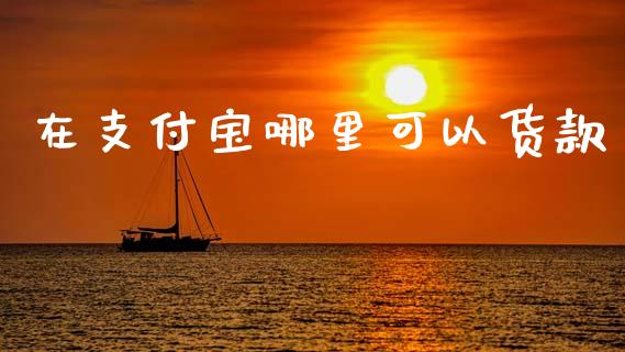 在支付宝哪里可以货款_https://wap.qdlswl.com_理财投资_第1张