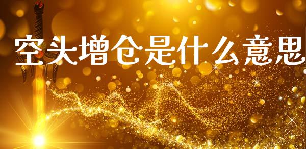 空头增仓是什么意思_https://wap.qdlswl.com_全球经济_第1张