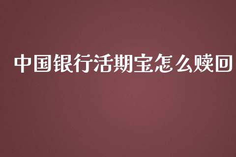 中国银行活期宝怎么赎回_https://wap.qdlswl.com_证券新闻_第1张