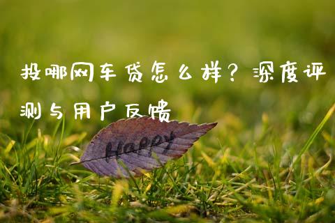 投哪网车贷怎么样？深度评测与用户反馈_https://wap.qdlswl.com_证券新闻_第1张