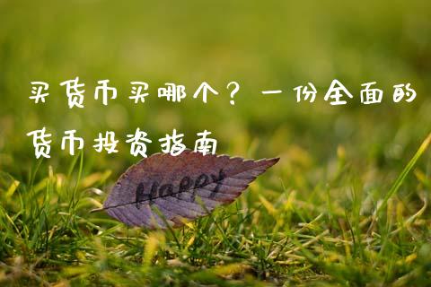 买货币买哪个？一份全面的货币投资指南_https://wap.qdlswl.com_全球经济_第1张