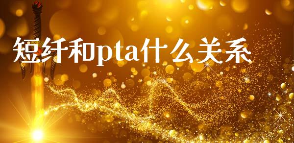 短纤和pta什么关系_https://wap.qdlswl.com_全球经济_第1张