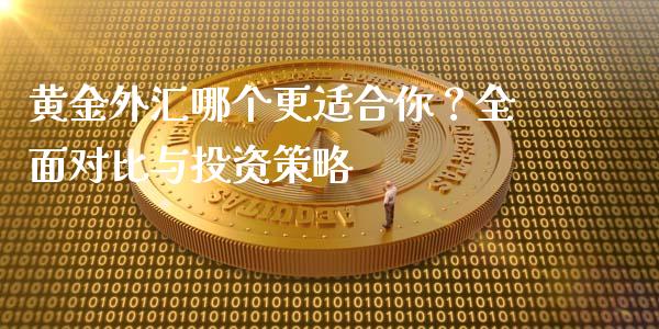 黄金外汇哪个更适合你？全面对比与投资策略_https://wap.qdlswl.com_全球经济_第1张