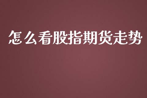 怎么看股指期货走势_https://wap.qdlswl.com_证券新闻_第1张