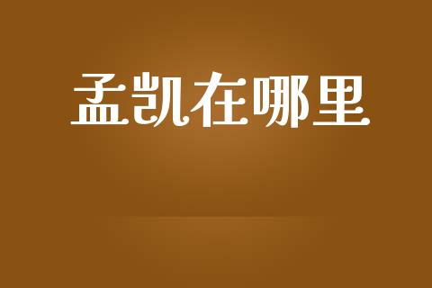 孟凯在哪里_https://wap.qdlswl.com_财经资讯_第1张