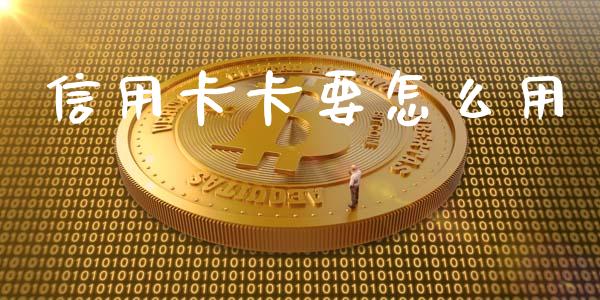 信用卡卡要怎么用_https://wap.qdlswl.com_全球经济_第1张