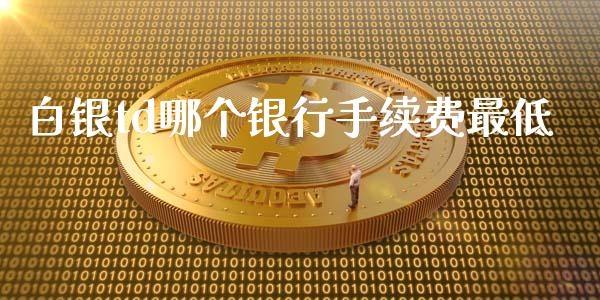 白银td哪个银行手续费最低_https://wap.qdlswl.com_理财投资_第1张