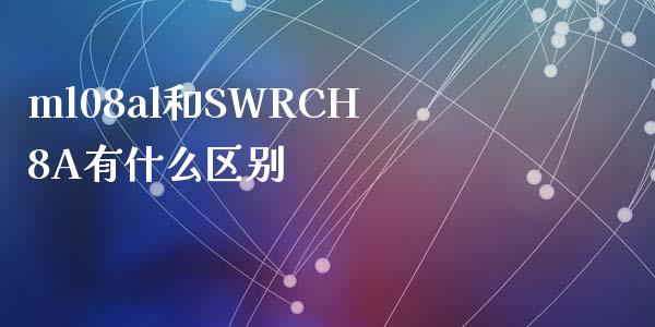 ml08al和SWRCH8A有什么区别_https://wap.qdlswl.com_理财投资_第1张