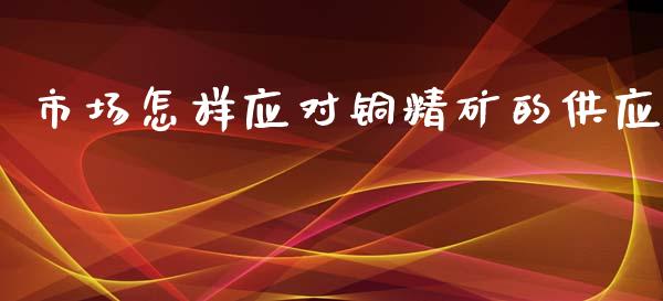 市场怎样应对铜精矿的供应_https://wap.qdlswl.com_全球经济_第1张