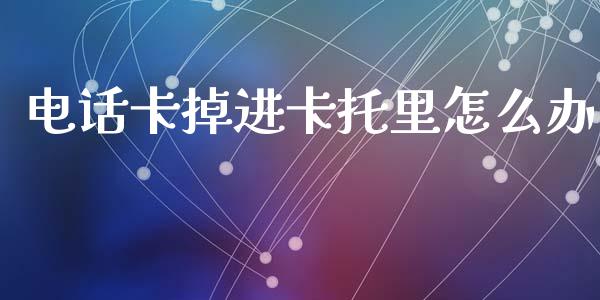 电话卡掉进卡托里怎么办_https://wap.qdlswl.com_证券新闻_第1张