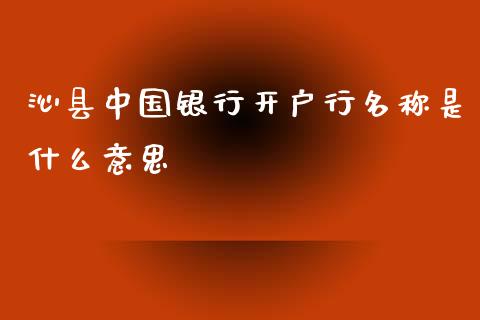 沁县中国银行开户行名称是什么意思_https://wap.qdlswl.com_财经资讯_第1张