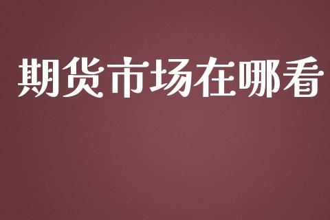 期货市场在哪看_https://wap.qdlswl.com_财经资讯_第1张